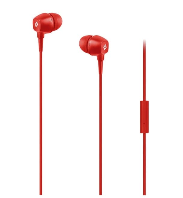 Qulaqlıq TTEC Pop In-Ear Headphones with Microphone , 3.5mm , Red (2KMM13K)