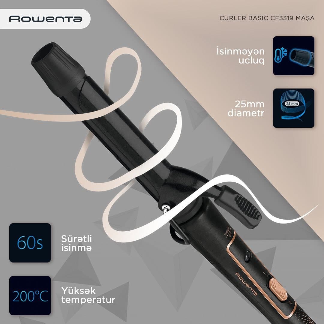 Elektromaşa ROWENTA CF3319 Curler Basic